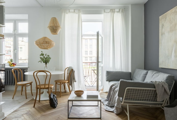 Aménagement intérieur d'un appartement de 45 m²