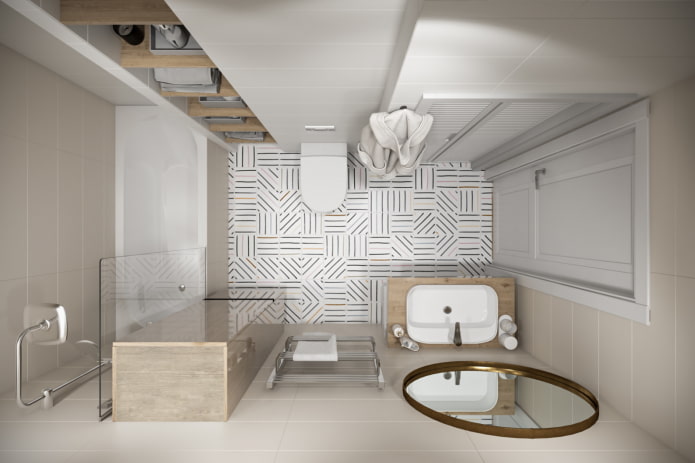 Aménagement d'une salle de bain dans un appartement de 45 m²