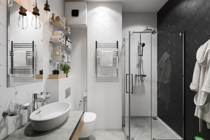 Aménagement d'une salle de bain dans un appartement de 45 m²