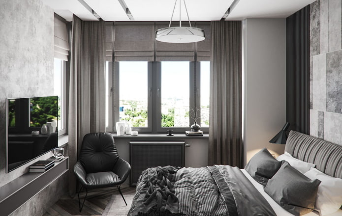 Aménagement d'une chambre à coucher dans un appartement de 45 m²