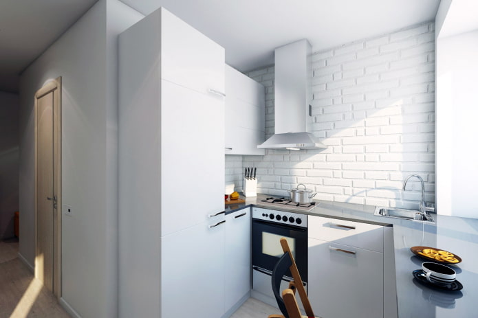 Cuisine dans un appartement de 46 m