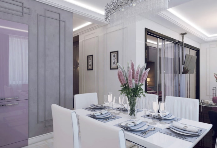 Intérieur d'un studio de 46 m²