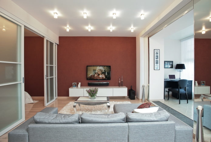 intérieur d'un studio de 50 m²