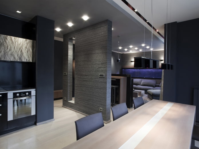 intérieur d'un appartement de 50 mètres carrés