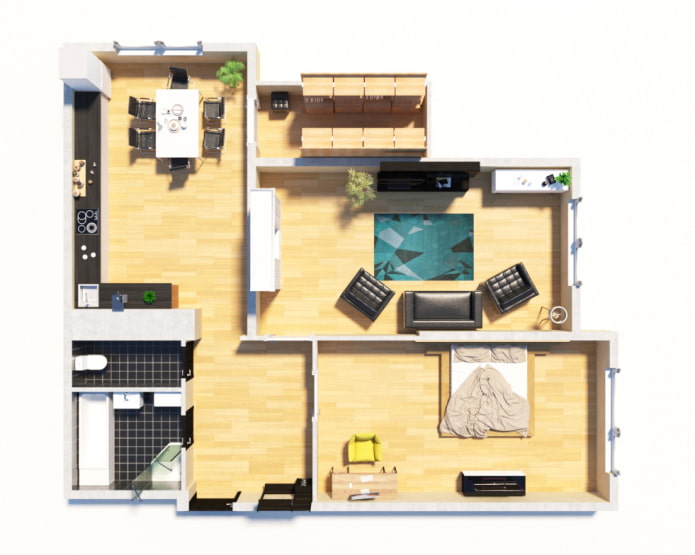 Appartement deux pièces