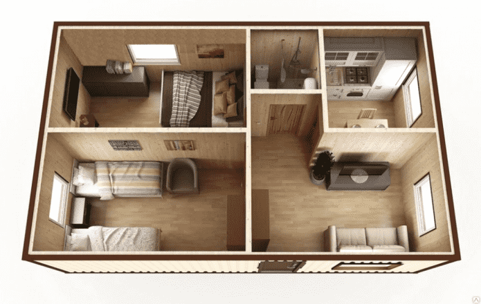 Appartement trois pièces