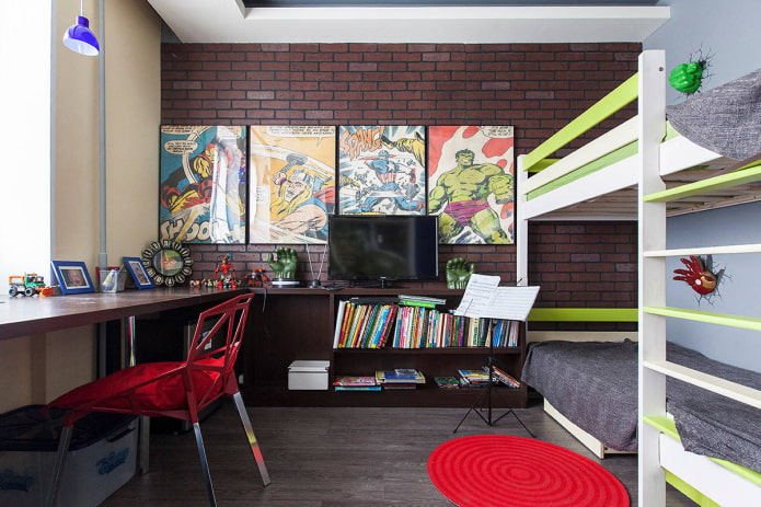 Chambre d'enfant pour deux
