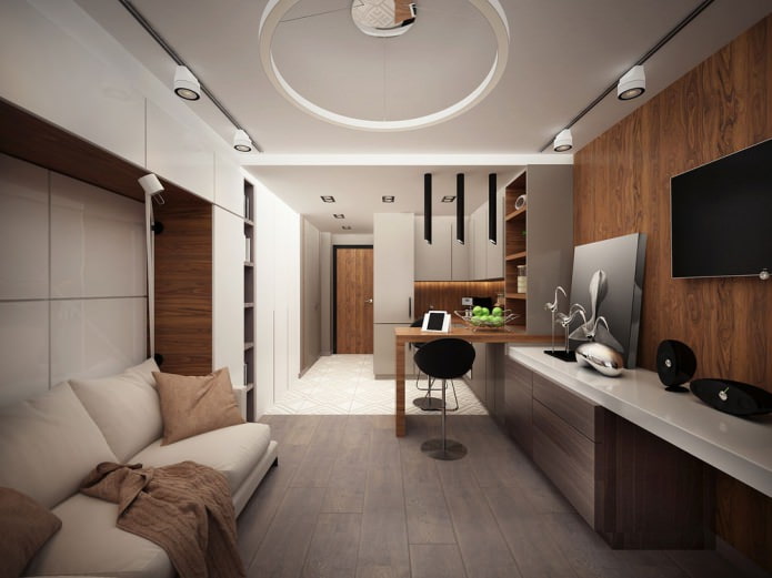 Aménagement d'un petit appartement de 25 m².