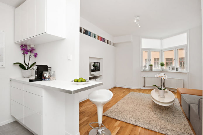 Aménagement intérieur d'un studio
