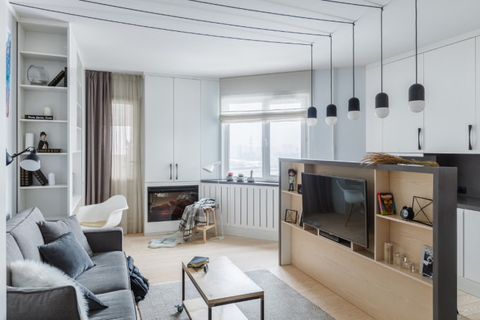 Aménagement intérieur d'un studio 
