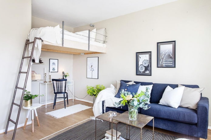 Aménagement intérieur d'un studio