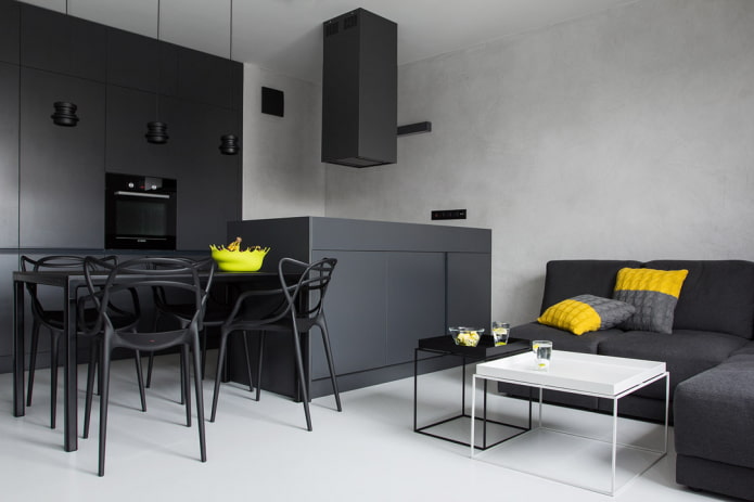 Schéma de couleurs de l'intérieur d'un studio
