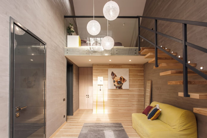 Aménagement intérieur d'un studio