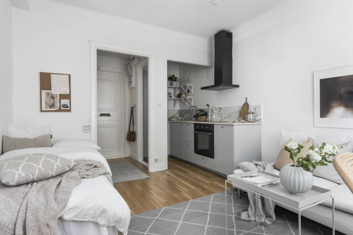 Aménagement intérieur d'un studio