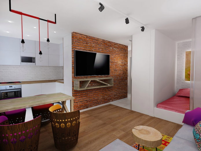Éclairage à l'intérieur d'un studio