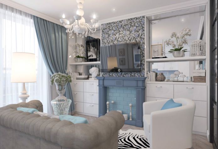 Projet de conception d'un appartement de style néoclassique