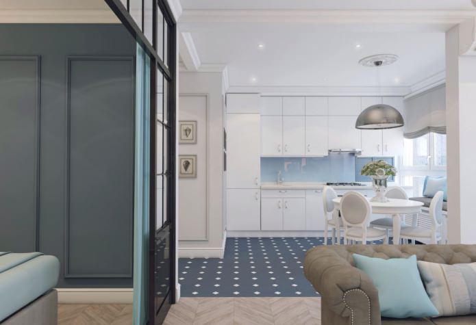 Projet d'aménagement d'un appartement de style néoclassique