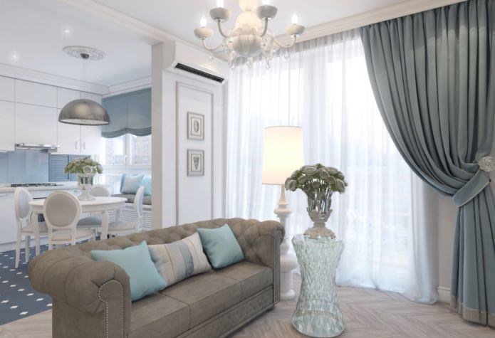 Projet de conception d'un appartement de style néoclassique