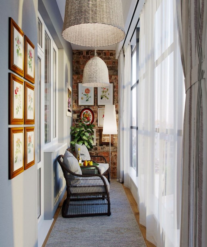 Balcon de style traditionnel