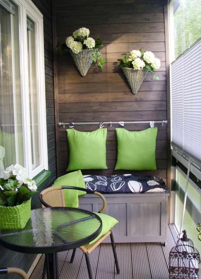 pouf pour le balcon