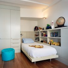 Intérieur d'une petite chambre d'enfant : choix de la couleur, du style, de la décoration et du mobilier (70 photos)-8