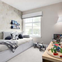 Intérieur d'une petite chambre d'enfant : choisir la couleur, le style, la décoration et le mobilier (70 photos)-18