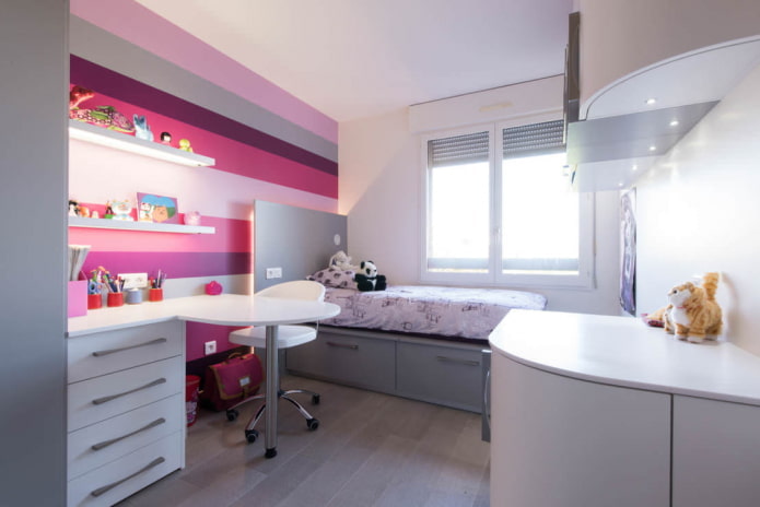 Bande LED sur le lit