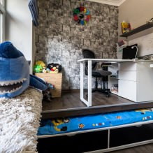 Intérieur d'une petite chambre d'enfant : choix de la couleur, du style, de la décoration et du mobilier (70 photos)-7