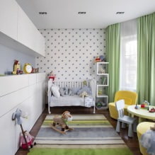 Intérieur d'une petite chambre d'enfant : choix de la couleur, du style, de la décoration et du mobilier (70 photos)-9