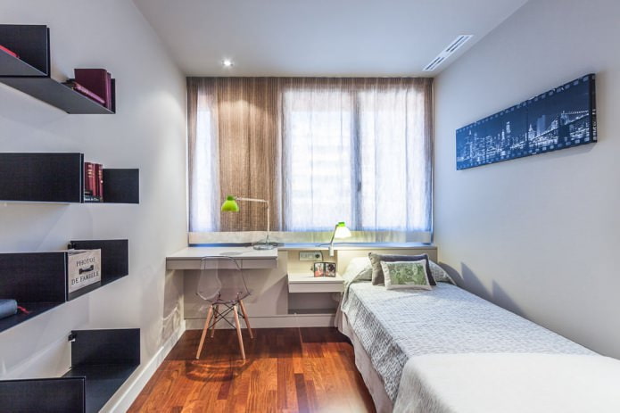peindre les murs de la chambre d'enfant pour un adolescent