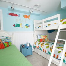 Intérieur d'une petite chambre d'enfant : choix de la couleur, du style, de la décoration et du mobilier (70 photos)-0