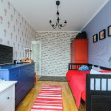 Intérieur d'une petite chambre d'enfant : choisir la couleur, le style, la finition et le mobilier (70 photos)-19