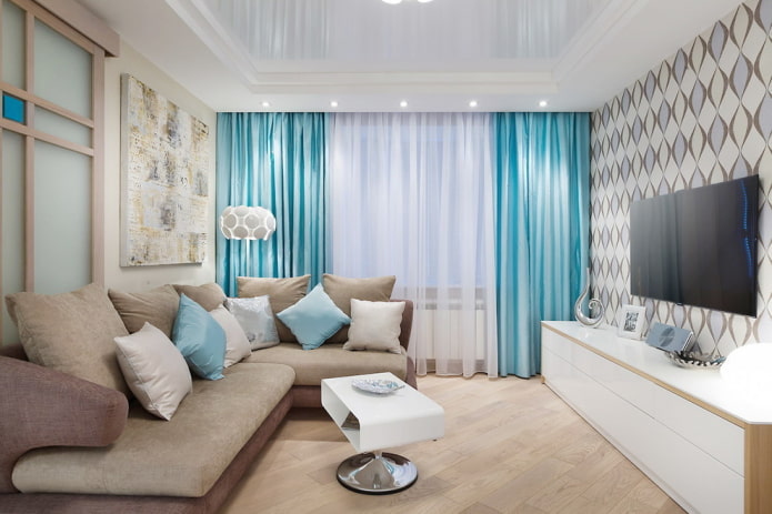 Meubles à l'intérieur d'un petit salon