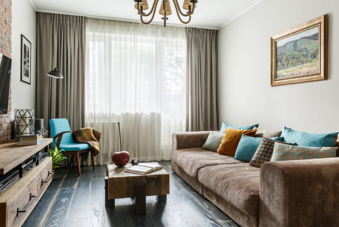 Meubles dans un petit salon