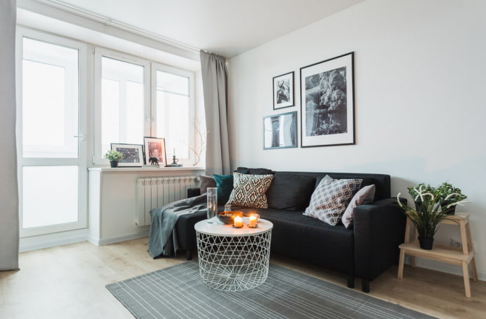 Style scandinave dans le salon