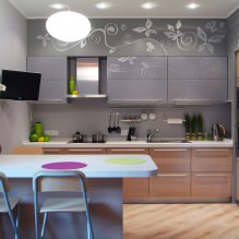 Conception d'une petite cuisine avec un comptoir de bar-8
