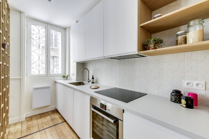 planning of a small-size kitchen