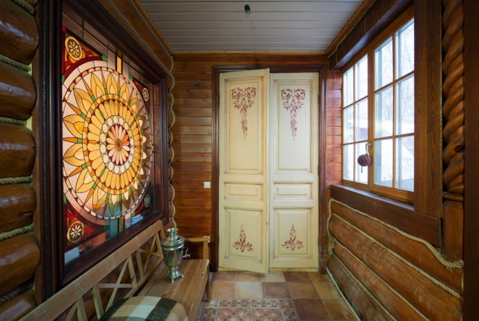 Petit couloir à l'intérieur de la maison