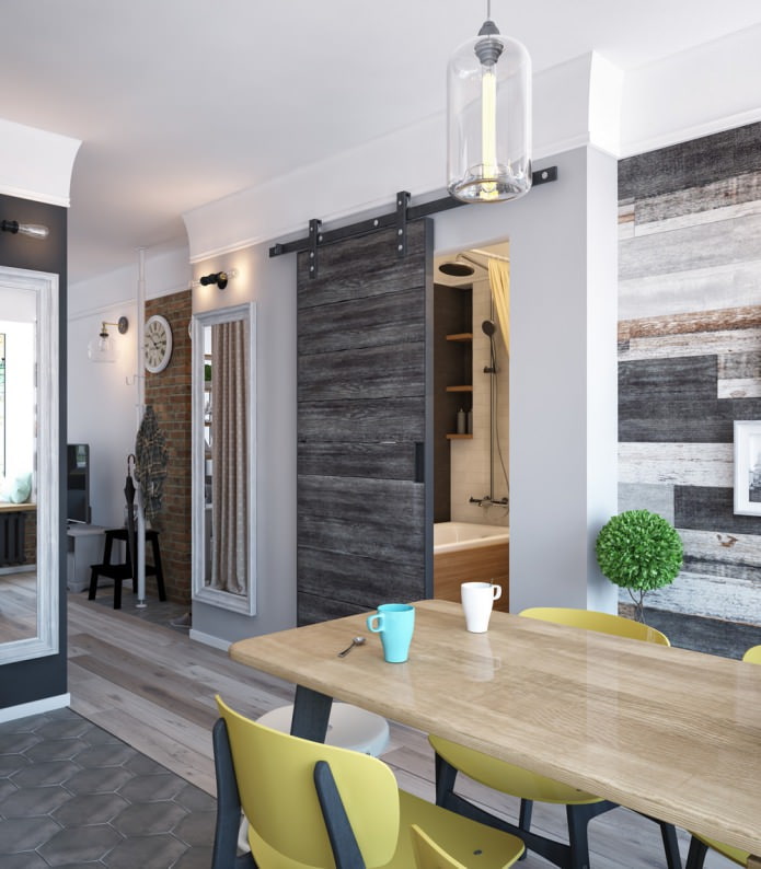 Aménagement d'un appartement d'une pièce - Swing