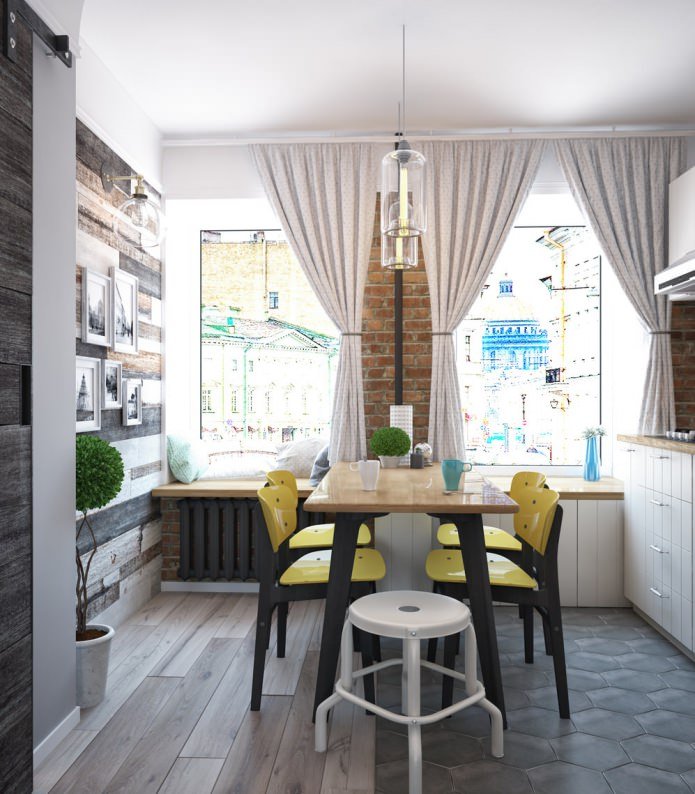 Aménagement de cuisine dans un appartement d'une pièce - Swing