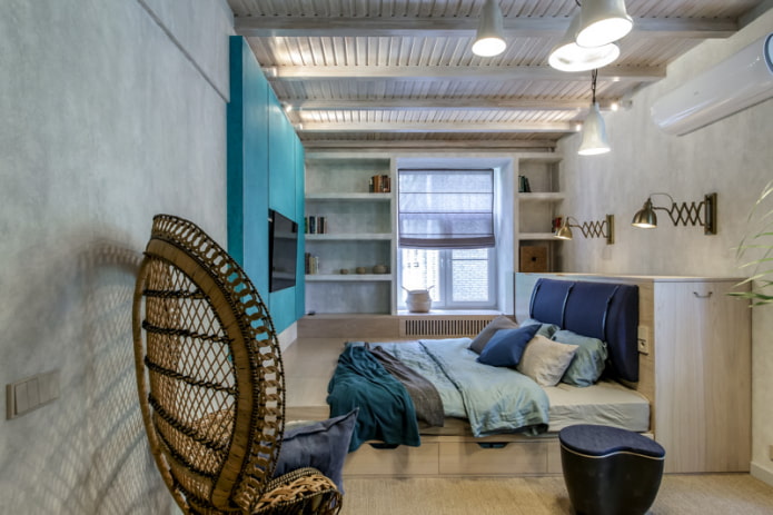 poutres dans l'intérieur de la chambre