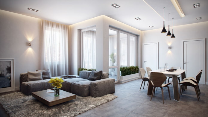 Plafond design de style moderne style