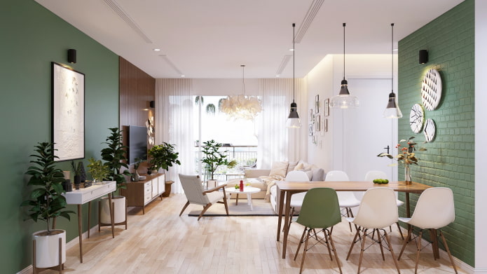Plafond design de style scandinave