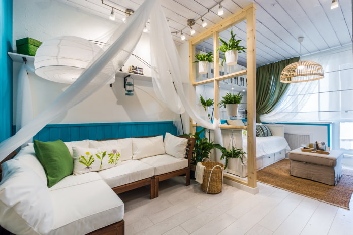 conception de plafond dans un style marin