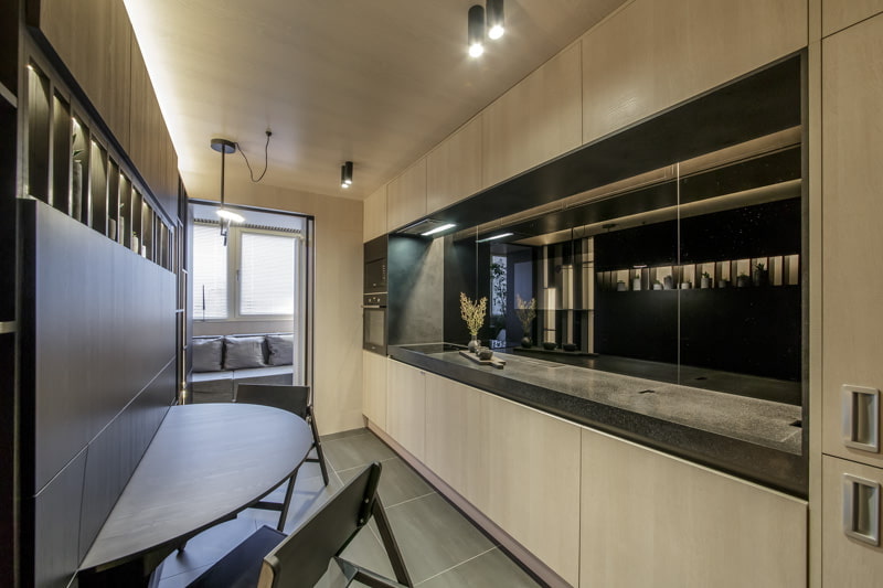 Comment créer un design harmonieux pour une cuisine rectangulaire ?