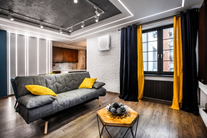rideaux de style moderne