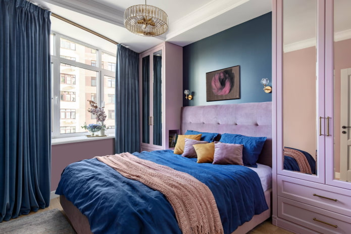 chambre dans les tons roses