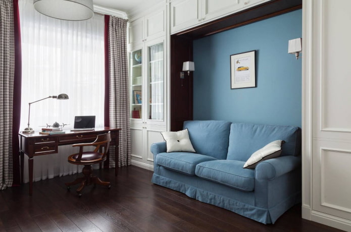 intérieur classique avec un canapé