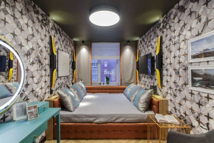 Intérieur d'une chambre moderne