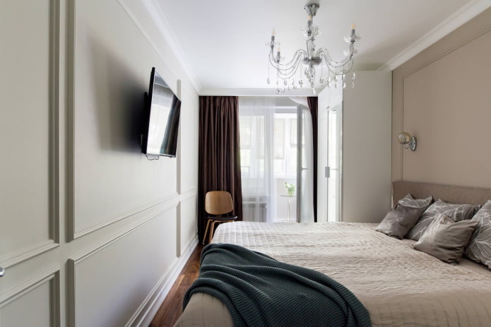 Chambre de style néoclassique